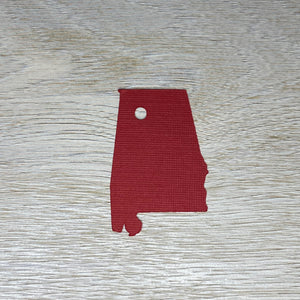 Alabama State Shape Gift Tag-Gift Tags-Plymouth Cards