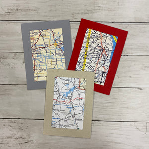 City State map card-Plymouth Cards