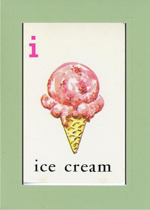 I is for Ice Cream-Alphabet Soup-Plymouth Cards