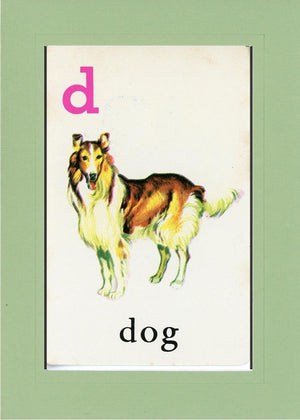 D is for Dog-Alphabet Soup-Plymouth Cards