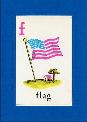 F is for Flag-Alphabet Soup-Plymouth Cards