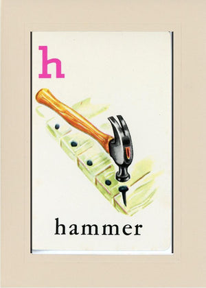 H is for Hammer-Alphabet Soup-Plymouth Cards