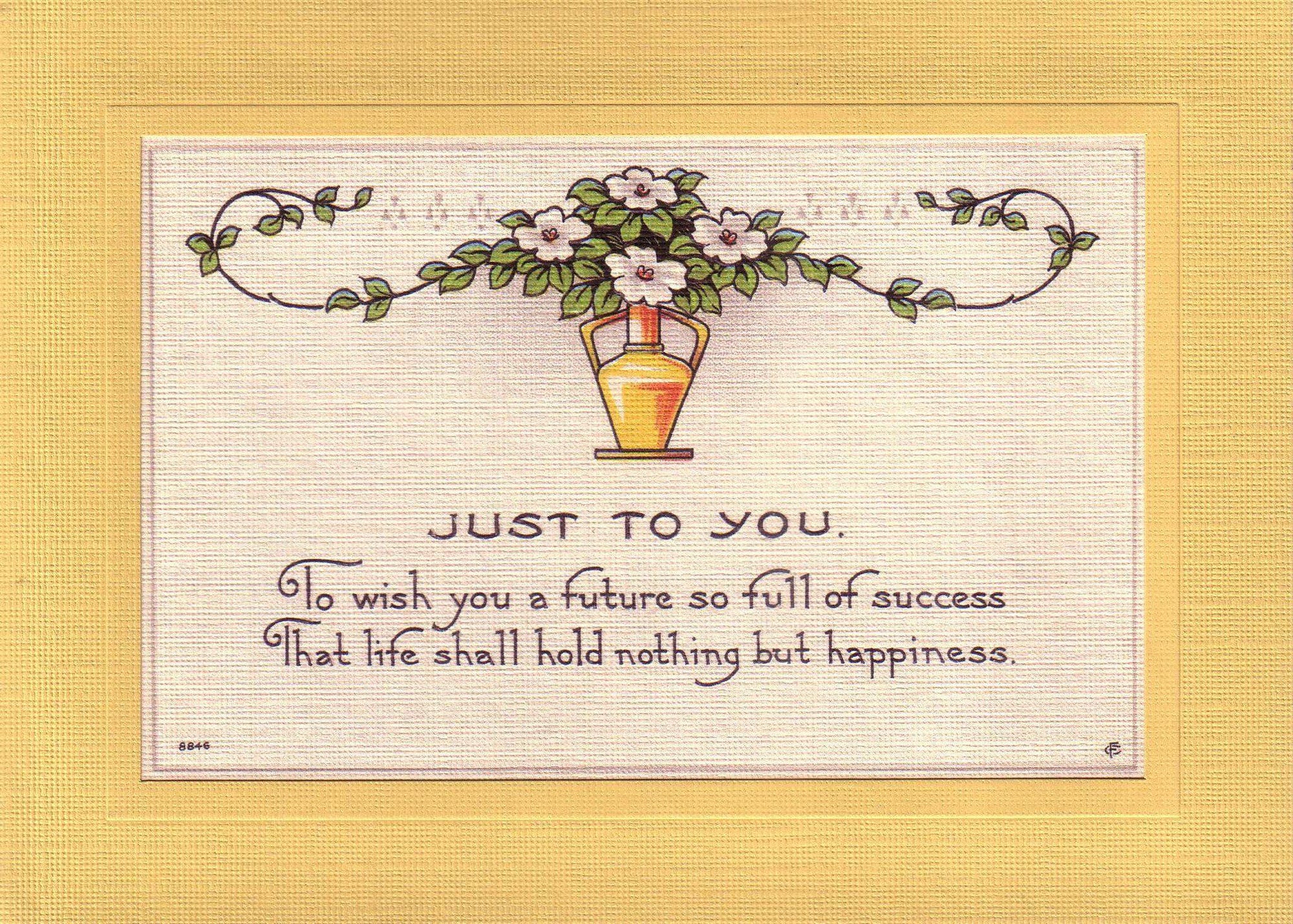 Just to You-Greetings from the Past-Plymouth Cards