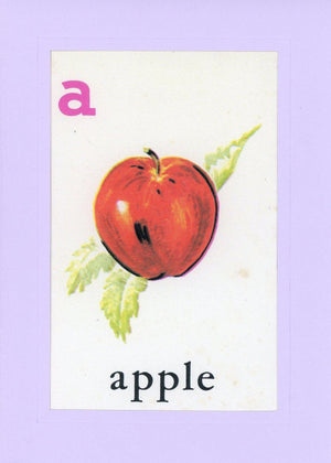 A is for Apple-Alphabet Soup-Plymouth Cards