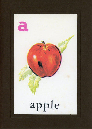A is for Apple-Alphabet Soup-Plymouth Cards