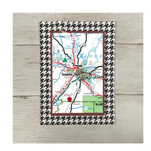 City State map card-Plymouth Cards