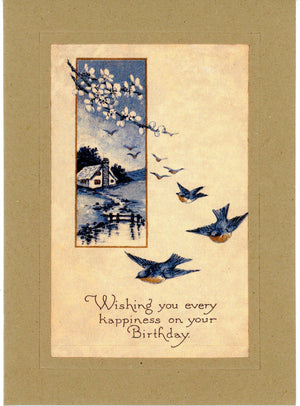Birthday Happiness-Greetings from the Past-Plymouth Cards
