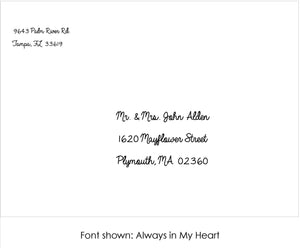 Custom Printing - Envelopes-Photo note cards-Plymouth Cards