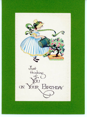 Birthday Thinking of You-Greetings from the Past-Plymouth Cards