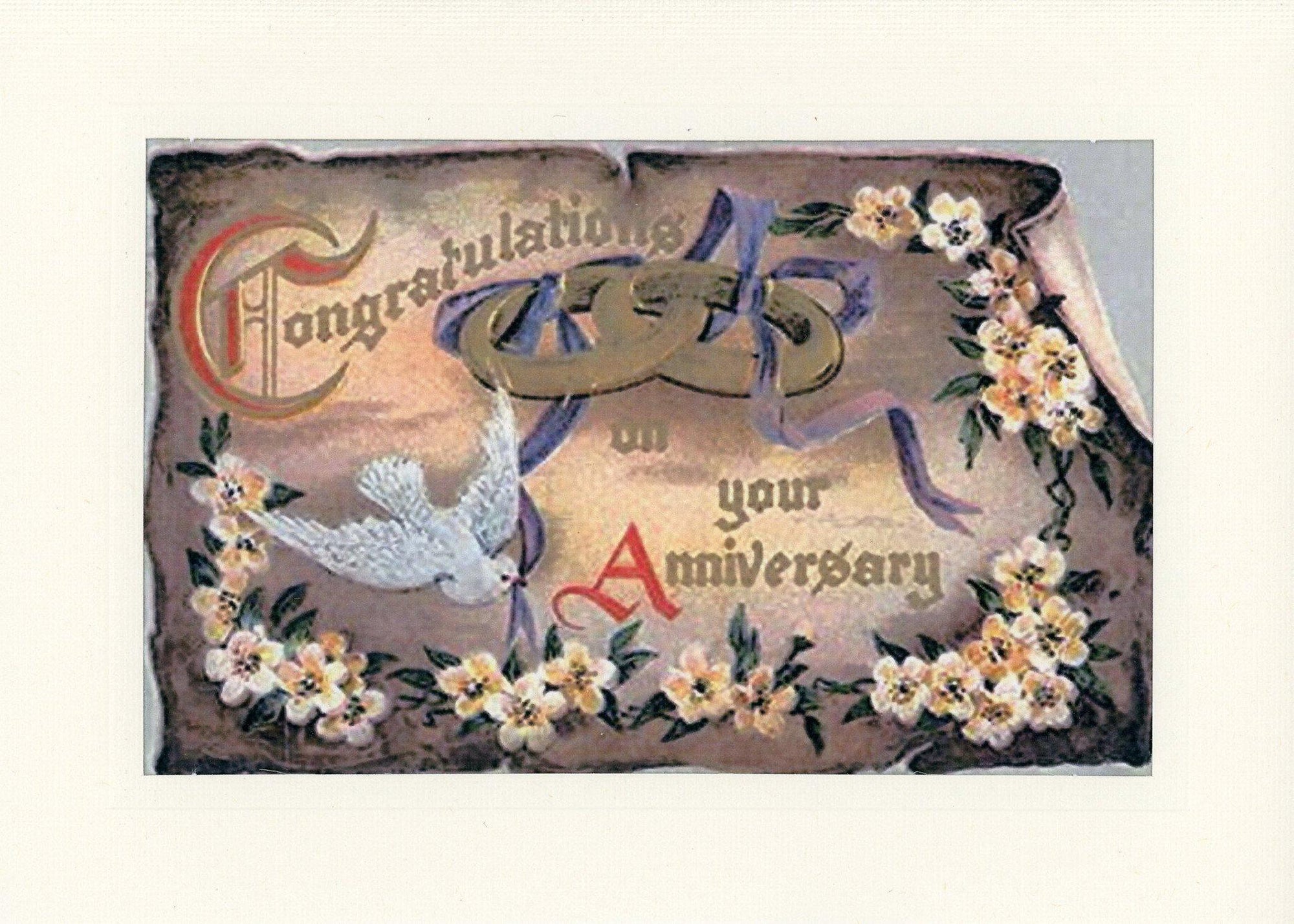 Congratulations on Your Anniversary-Greetings from the Past-Plymouth Cards