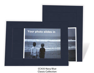 Navy Blue #CC435-Photo note cards-Plymouth Cards