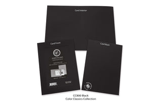 Black #CC800-Photo note cards-Plymouth Cards