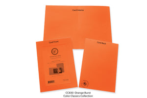 Orange Burst #CC830-Photo note cards-Plymouth Cards