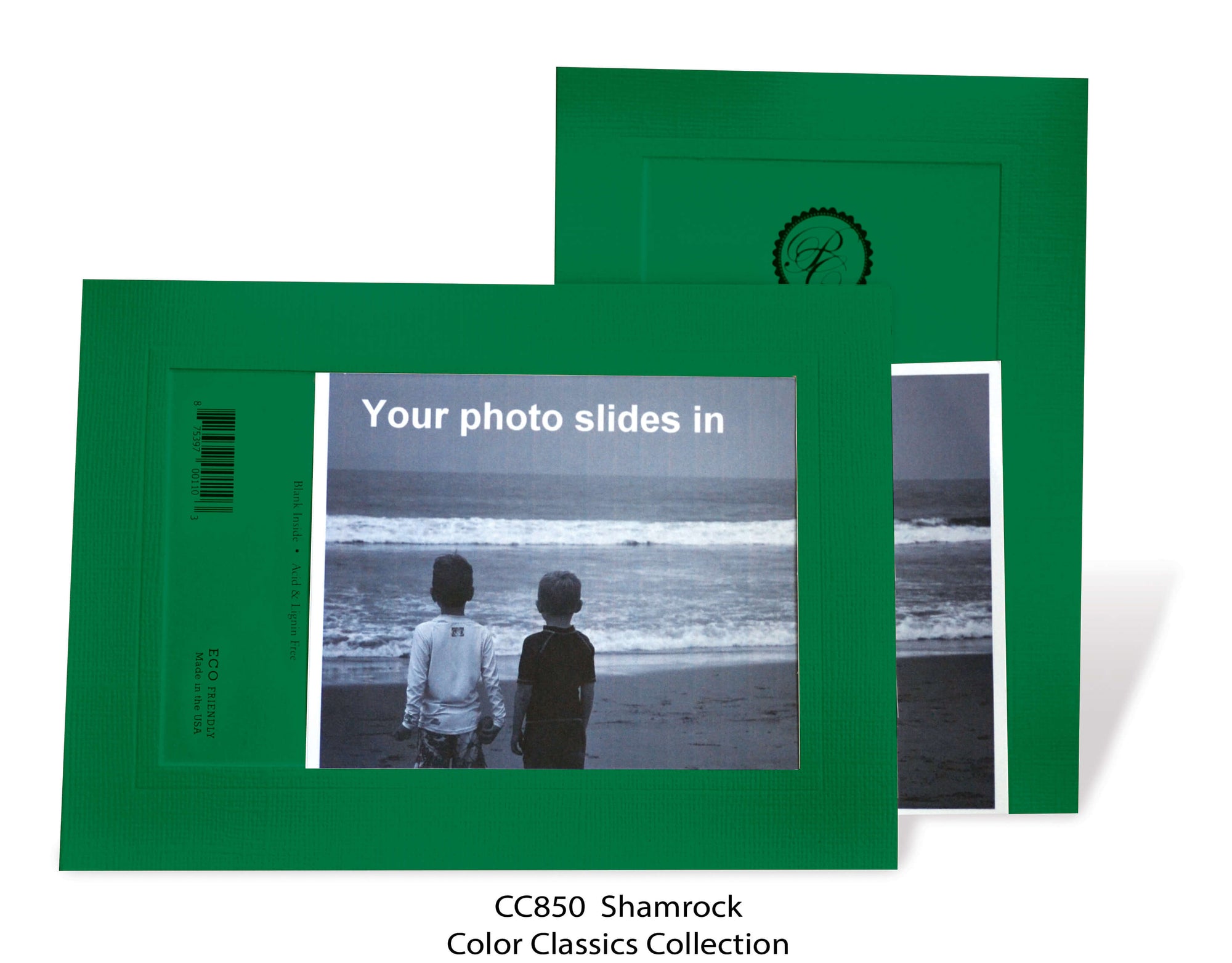Shamrock #CC850-Photo note cards-Plymouth Cards