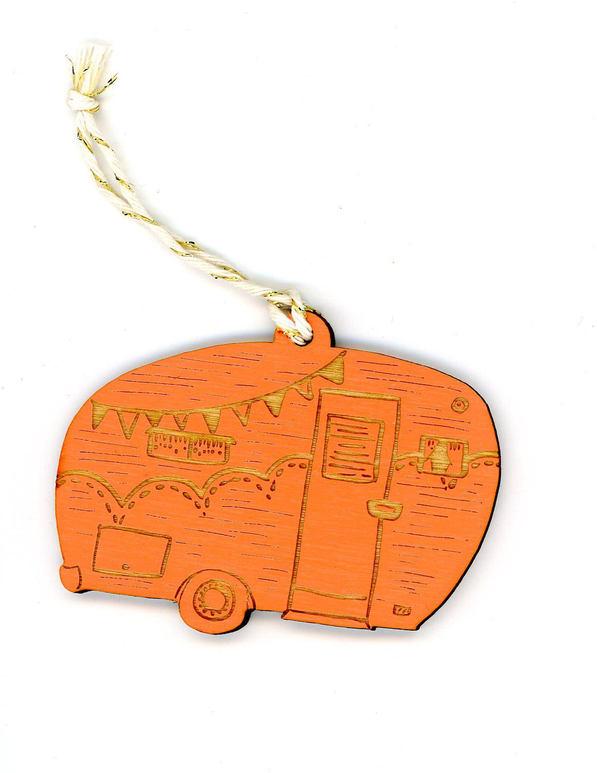 Camper - Canned Ham Ornaments-Plymouth Cards