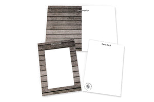 Barnwood #EDPC-BW-Photo note cards-Plymouth Cards