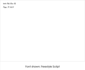 Custom Printing - Envelopes-Photo note cards-Plymouth Cards