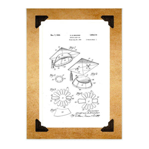 Mortar Board Cap - Graduation-Greeting Card-Plymouth Cards