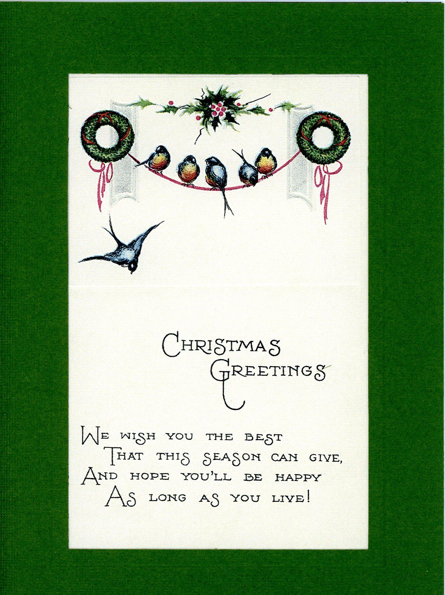Christmas Greetings-Greetings from the Past-Plymouth Cards