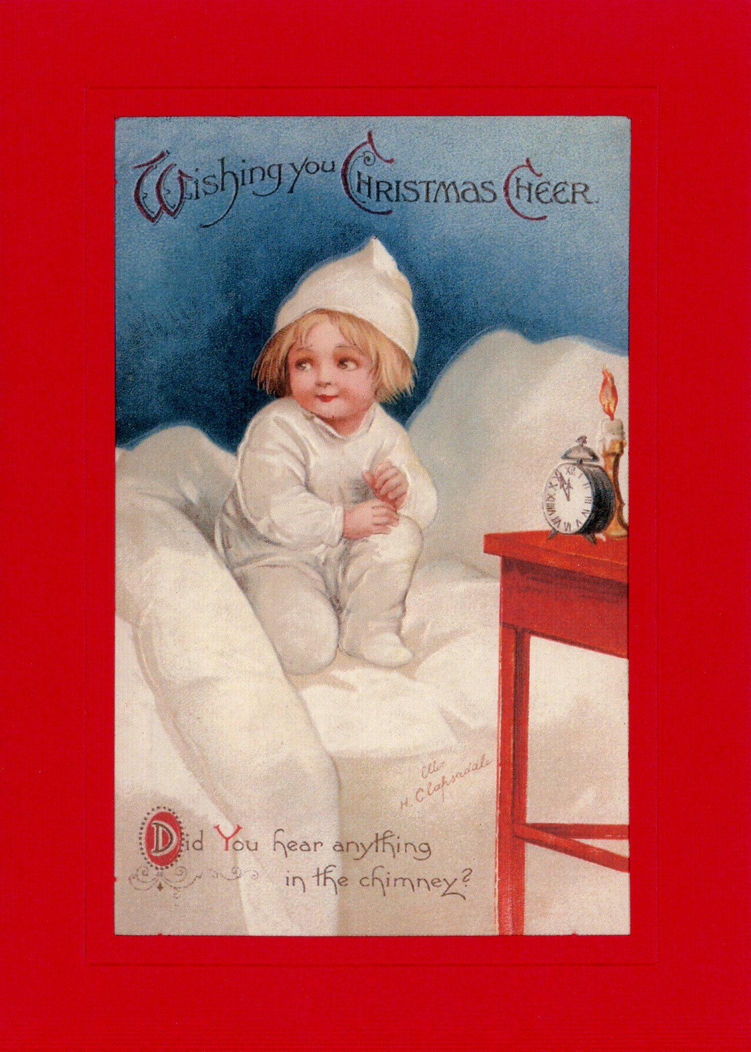 Wishing You Christmas Cheer-Greetings from the Past-Plymouth Cards