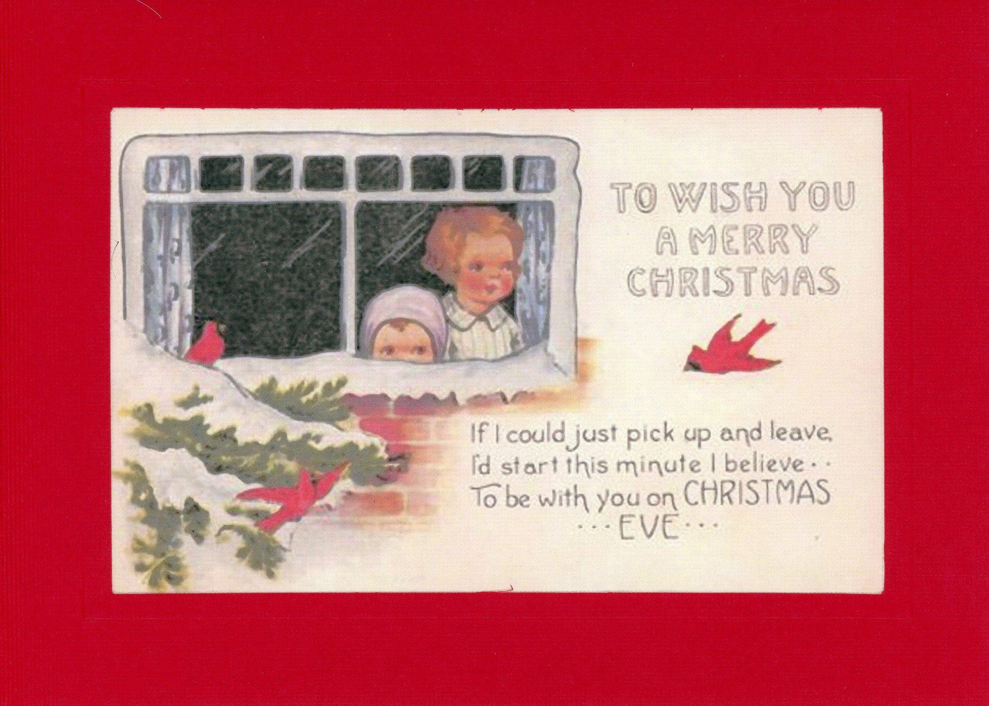To Wish You a Merry Christmas-Greetings from the Past-Plymouth Cards