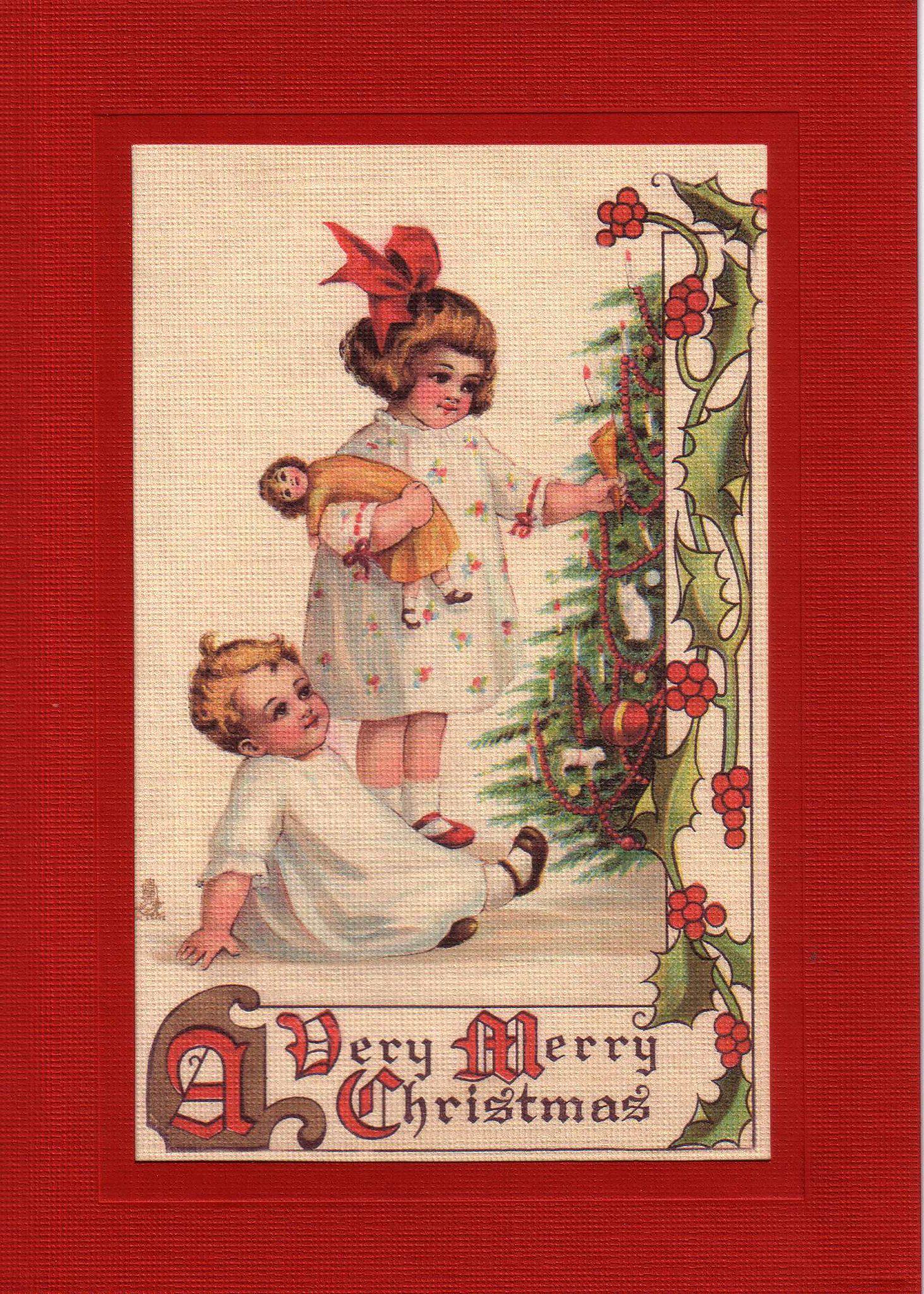 A Very Merry Christmas-Greetings from the Past-Plymouth Cards
