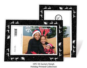 Santa Sleigh-Photo note cards-Plymouth Cards