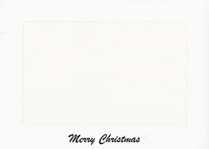 Merry Christmas - Ink printed-Photo note cards-Plymouth Cards