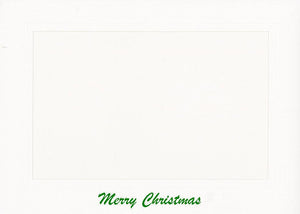 Merry Christmas - Ink printed-Photo note cards-Plymouth Cards