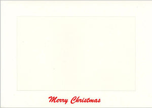 Merry Christmas - Ink printed-Photo note cards-Plymouth Cards