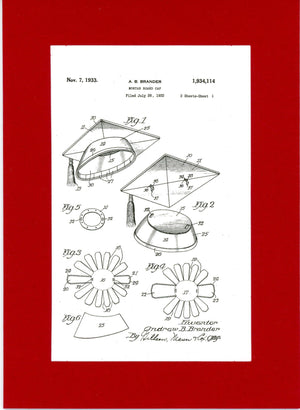 Mortar Board Cap - Graduation-Greeting Card-Plymouth Cards