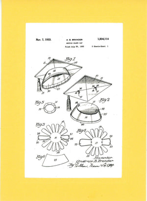 Mortar Board Cap - Graduation-Greeting Card-Plymouth Cards
