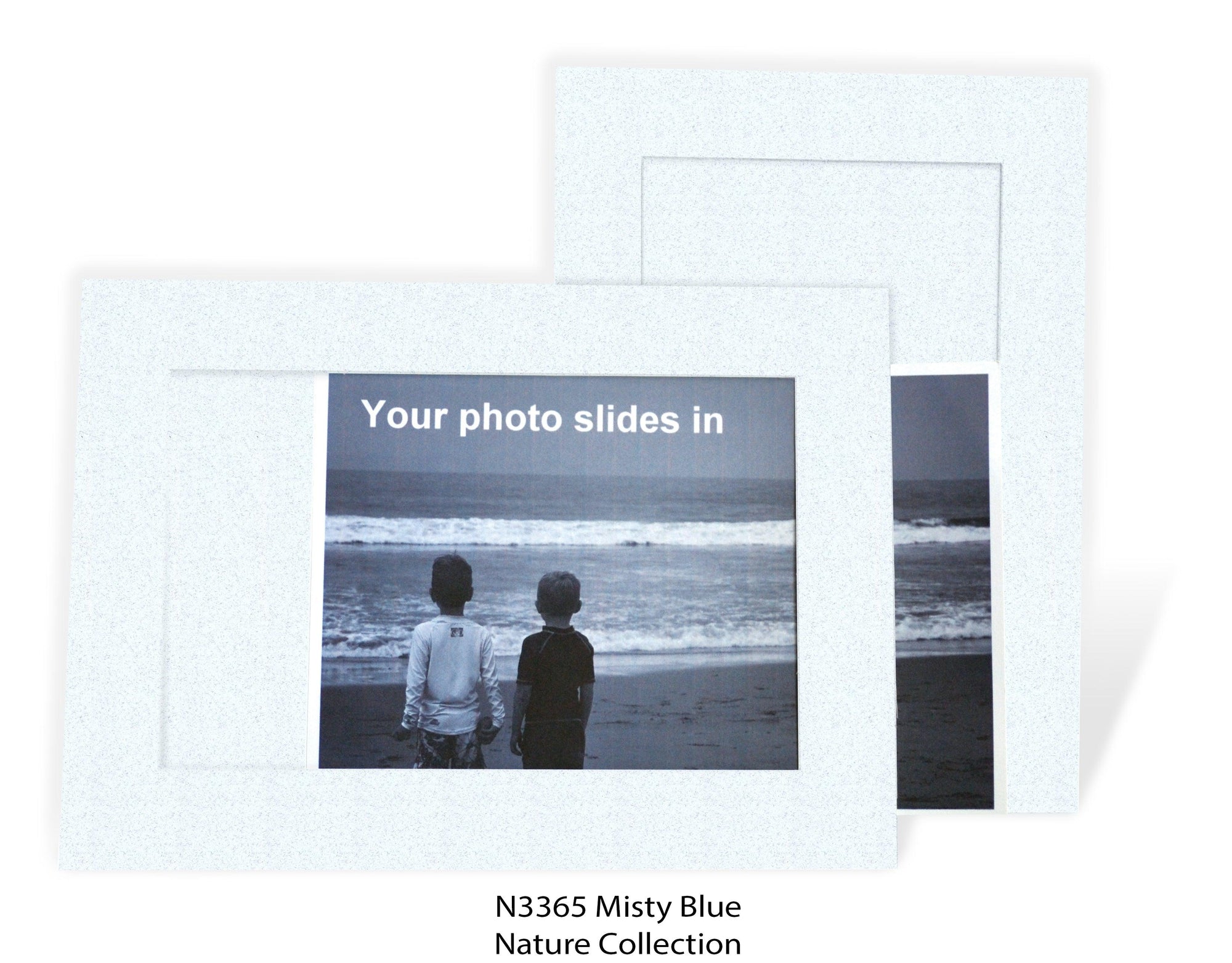 Misty Blue #N3365-Photo note cards-Plymouth Cards