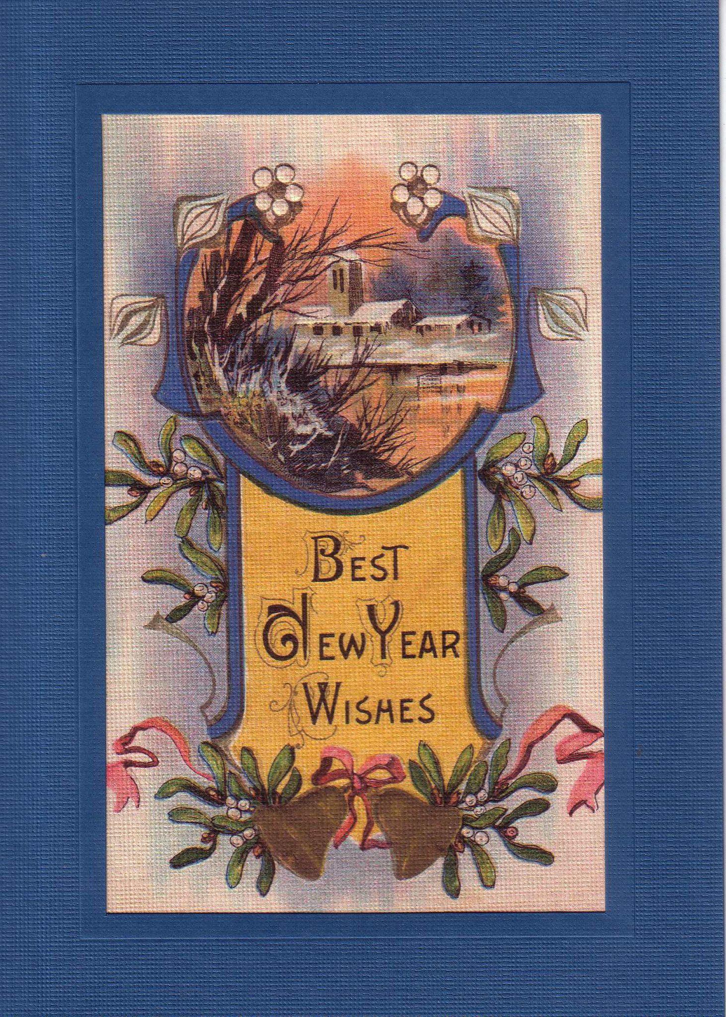 Best New Year Wishes-Greetings from the Past-Plymouth Cards