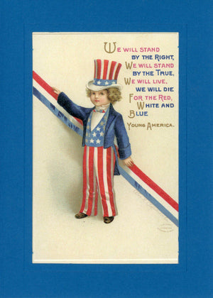 Patriotic "Greetings from the Past" Sampler-Greetings from the Past-Plymouth Cards