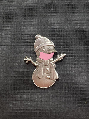 Clarence the Snowman - Masked Pin-Plymouth Cards