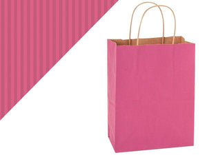 Gift Bag & Tag - Pink Shadow Stripe-Bags-Plymouth Cards