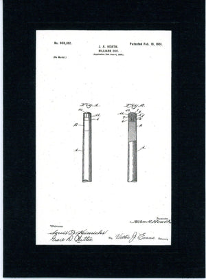 Billiard Cue-Greeting Card-Plymouth Cards