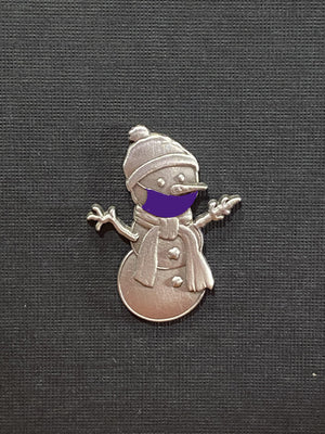 Clarence the Snowman - Masked Pin-Plymouth Cards
