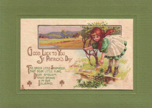 St. Patrick's Day ~ Good Luck-Greetings from the Past-Plymouth Cards