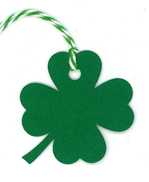 Four Leaf Clover shamrock-Gift Tags-Plymouth Cards