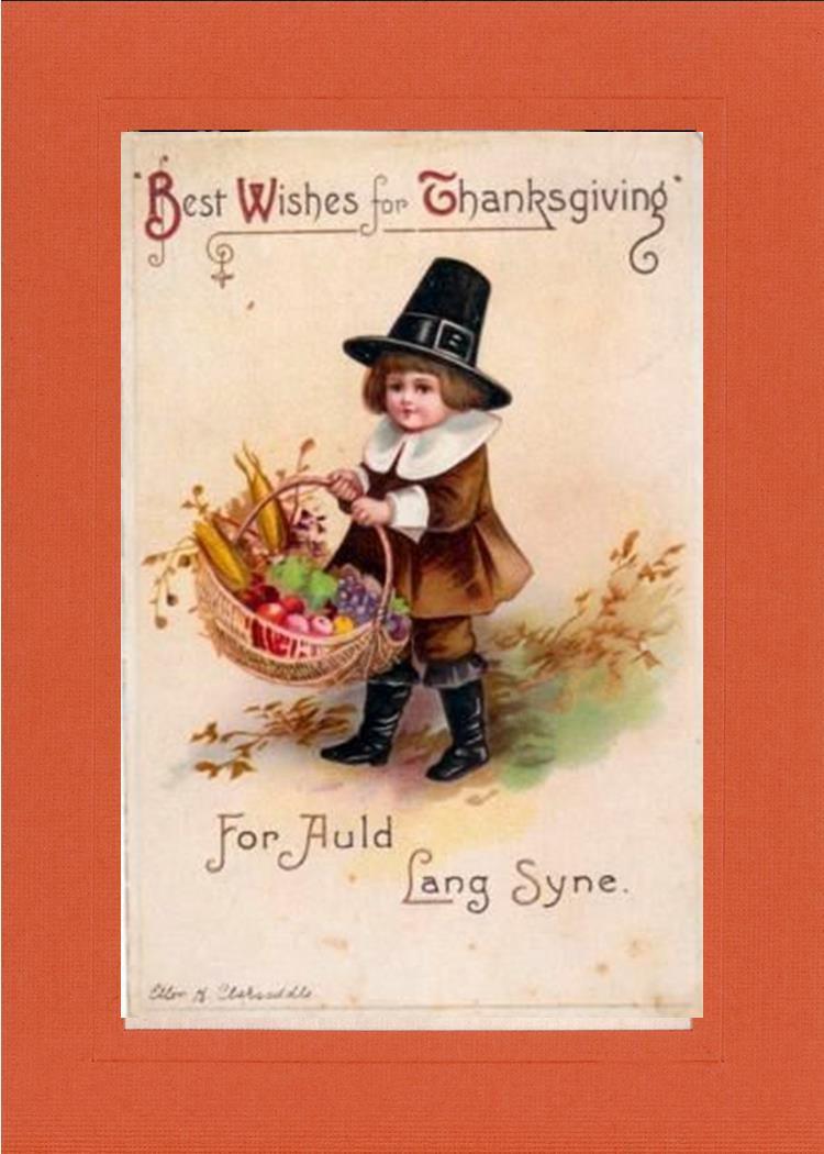 Best Wishes for Thanksgiving-Greetings from the Past-Plymouth Cards