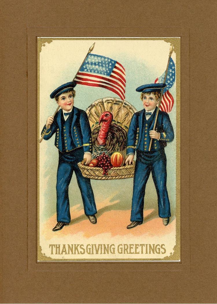 Thanksgiving Greetings-Greetings from the Past-Plymouth Cards