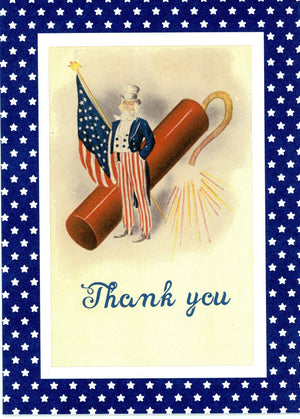 Patriotic Thank You-Greetings from the Past-Plymouth Cards