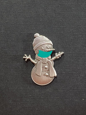 Clarence the Snowman - Masked Pin-Plymouth Cards