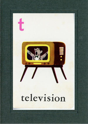 T is for Television-Alphabet Soup-Plymouth Cards
