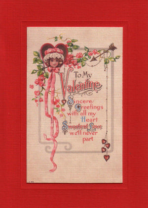 To My Valentine Greetings-Greetings from the Past-Plymouth Cards
