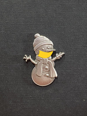 Clarence the Snowman - Masked Pin-Plymouth Cards