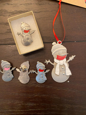 Clarence the Snowman - Masked Pin-Plymouth Cards