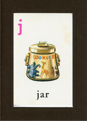 J is for Jar-Alphabet Soup-Plymouth Cards